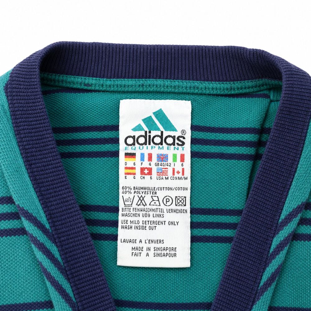 1990年代のadidas EQUIPMENT長尺ケアタグ
