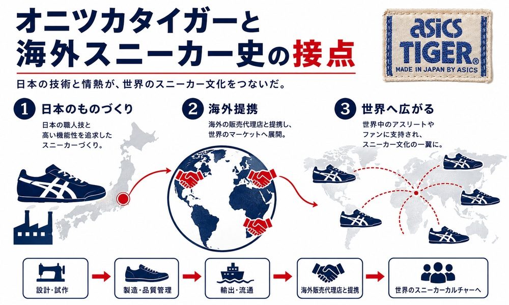 オニツカタイガーと海外スニーカー史の接点