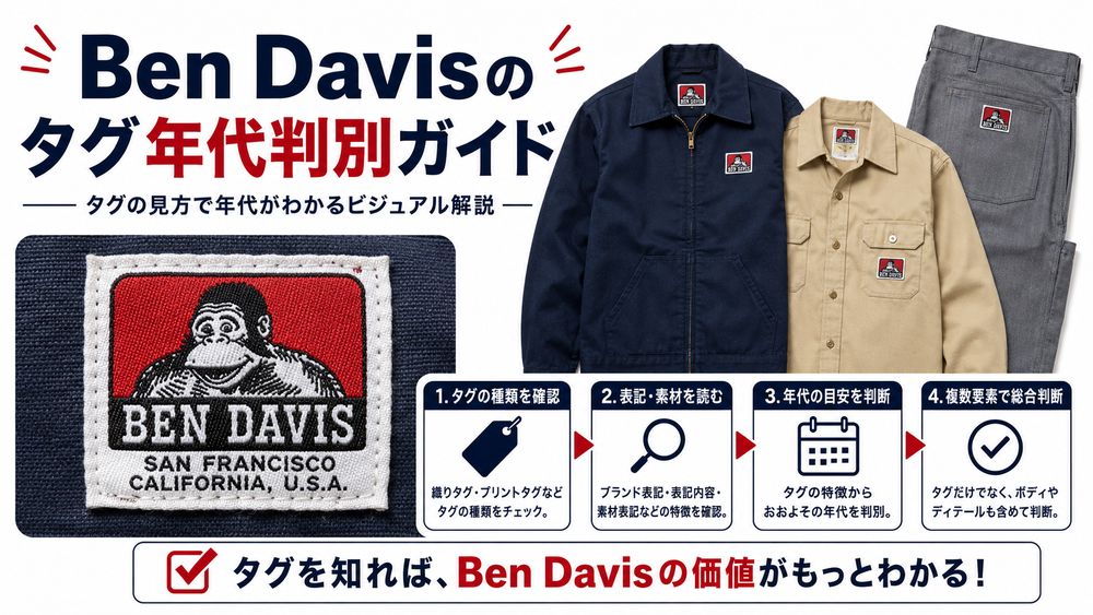 Ben Davisタグ年代判別のタイトルビジュアル