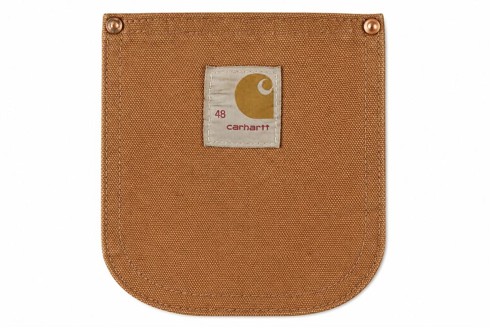1970年代Carharttスクエアタグ実物資料ベースの再構成イメージ