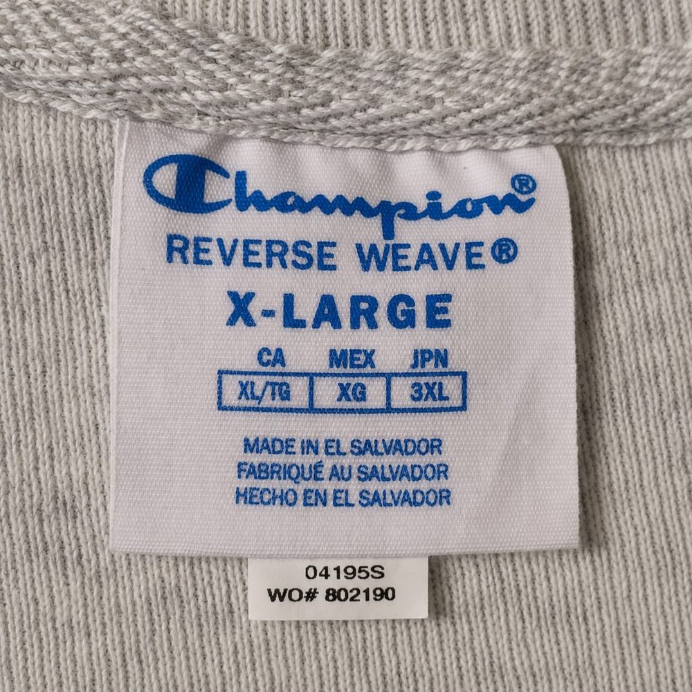 Championエルサルバドル製REVERSE WEAVEタグ