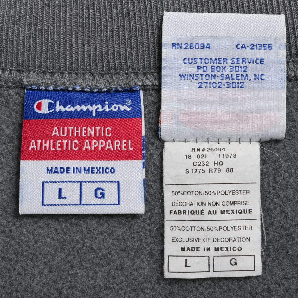 Champion Authentic Athleticwearタグ