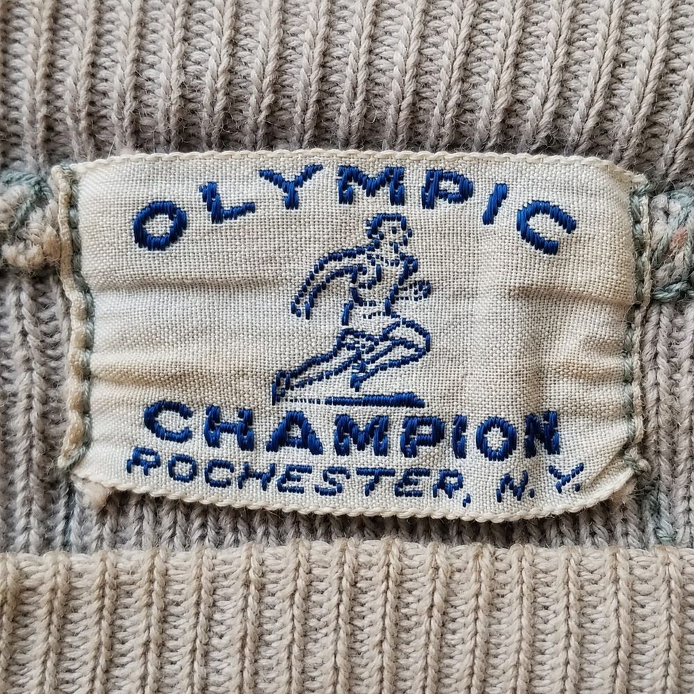 古いOlympic Champion人物タグの接写