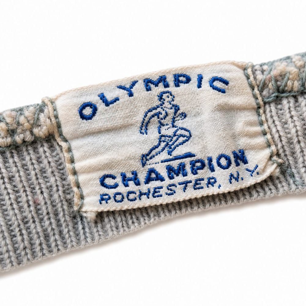 Championの人物ランナー図柄を持つ古いタグ