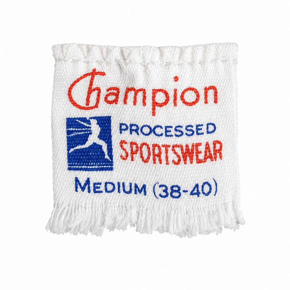 1950年代Championランナーズタグ実物資料ベースの再構成イメージ