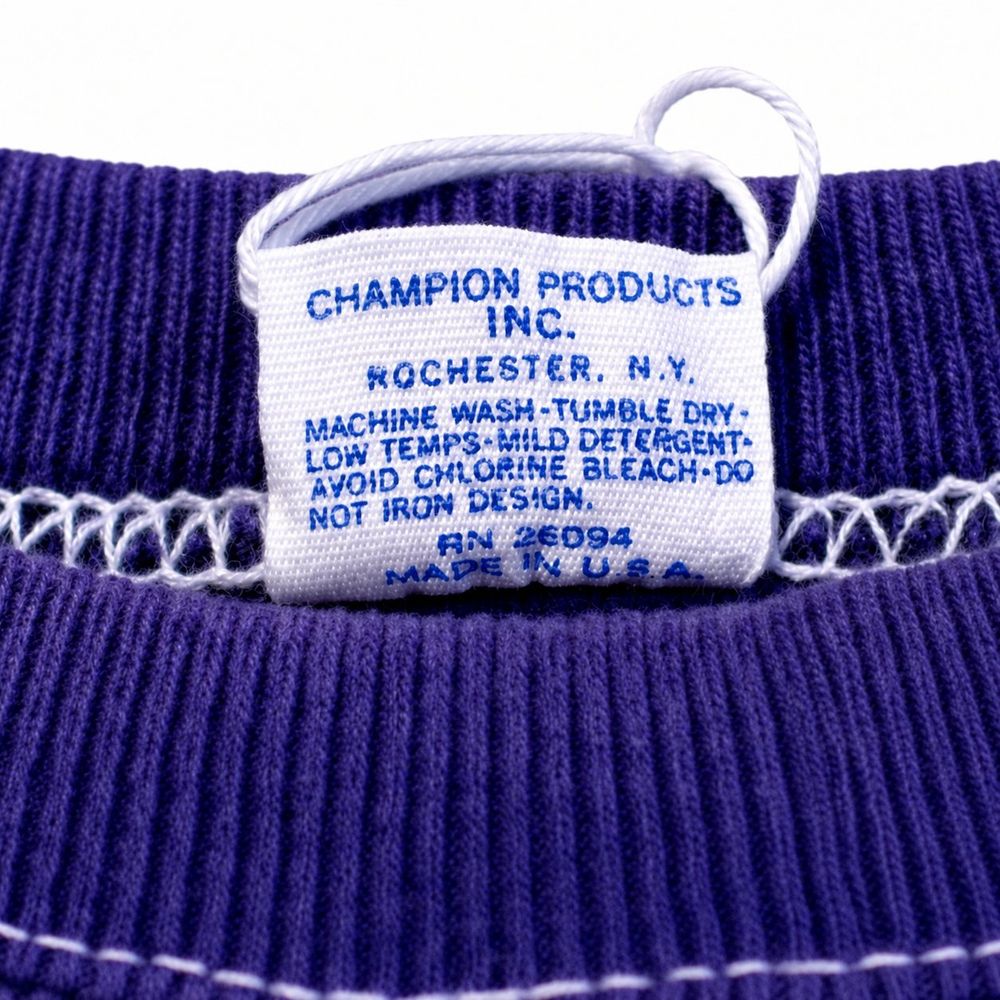 1970年代Champion青タグ実物資料ベースの再構成イメージ