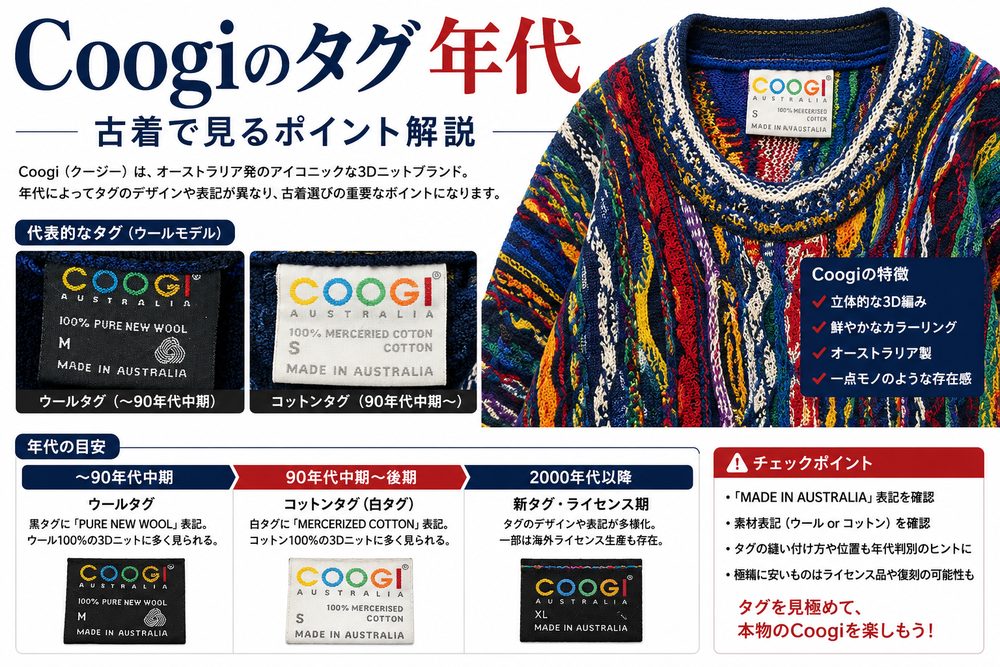 Coogiのタグ年代