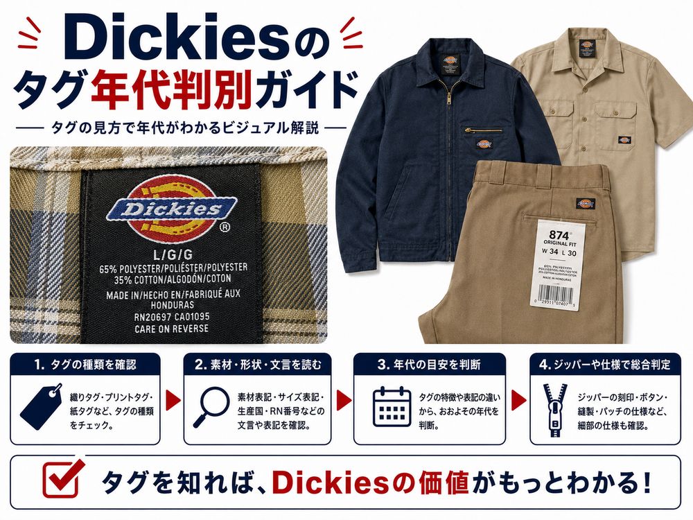 Dickiesのタグ