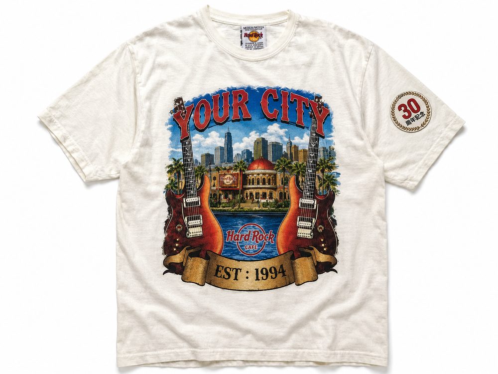 Hard Rock Cafe30周年記念Tシャツ