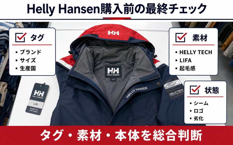 Helly Hansen購入前の最終チェック