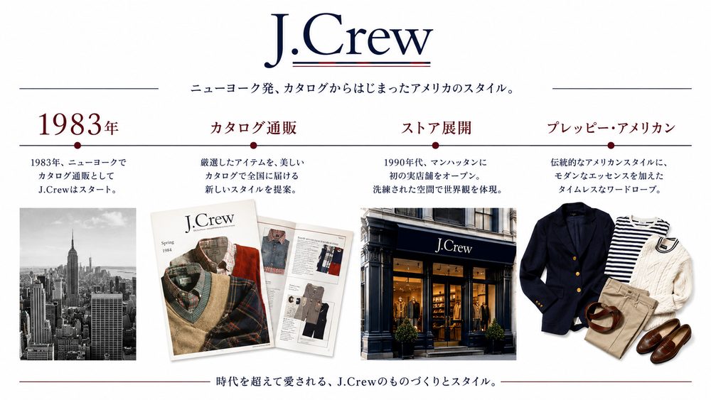 J.Crewのブランド成り立ち