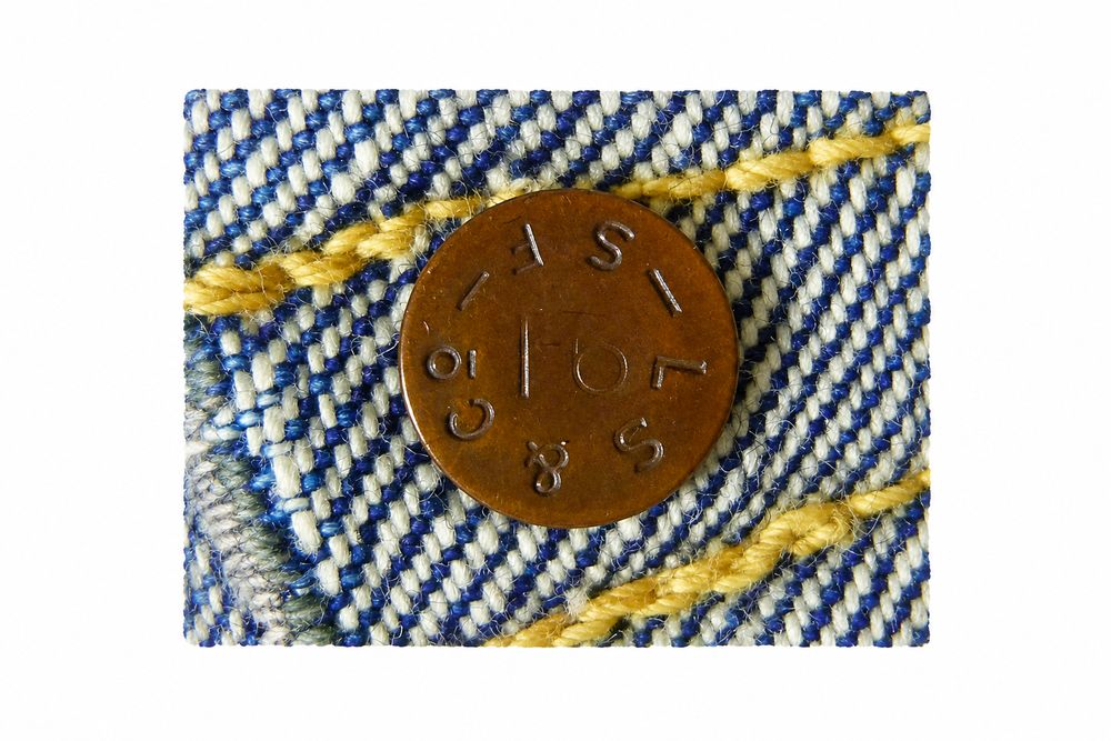 Levi'sボタン裏刻印とリベット実物資料ベースの再構成イメージ