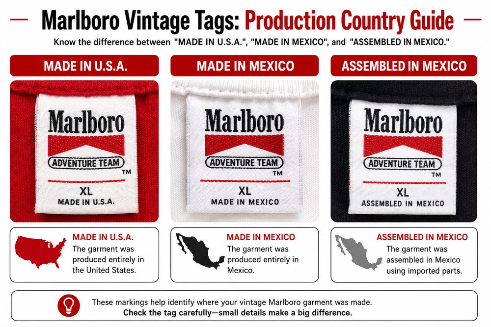 Marlboro生産国表記の比較