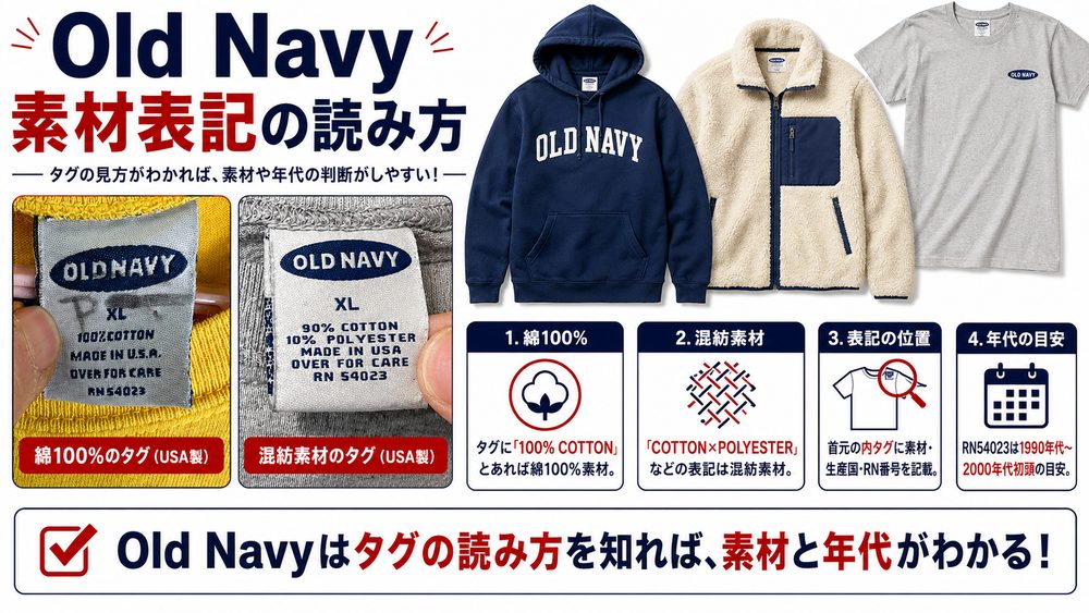 Old Navyタグ年代判別記事画像