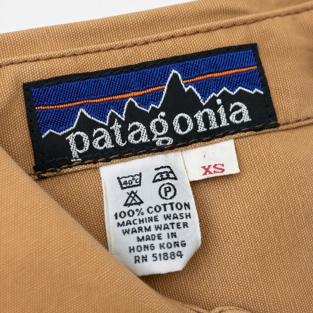 1970年代頃のPatagonia初期山ロゴタグとケアタグ