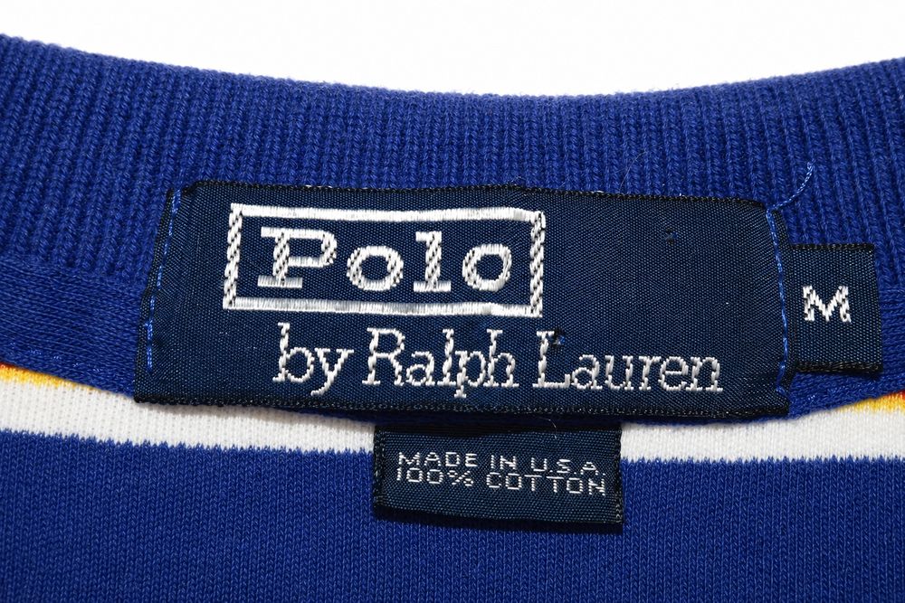 1980年代風のPolo Ralph Laurenタグとオックスフォードシャツ