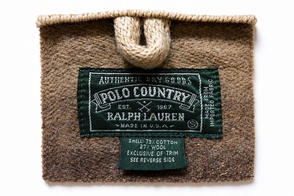 Polo Country系タグとデニム生地のイメージ