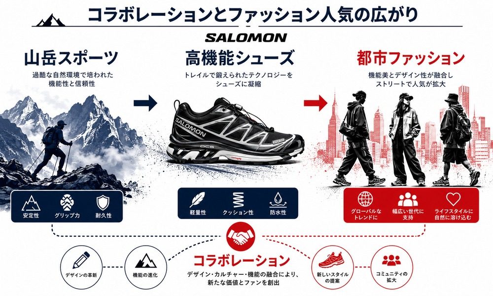 Salomonと都市ファッションの接点