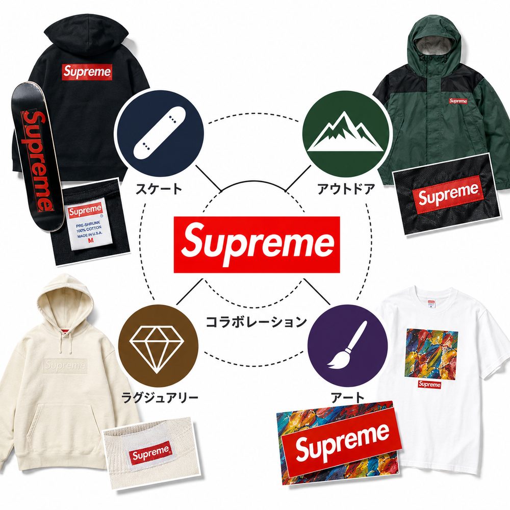 Supremeコラボレーション展開