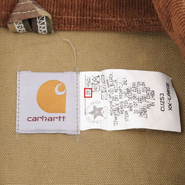 Carharttの参考画像