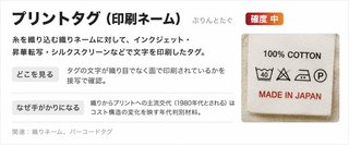 プリントタグ（印刷ネーム）