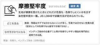 摩擦堅牢度